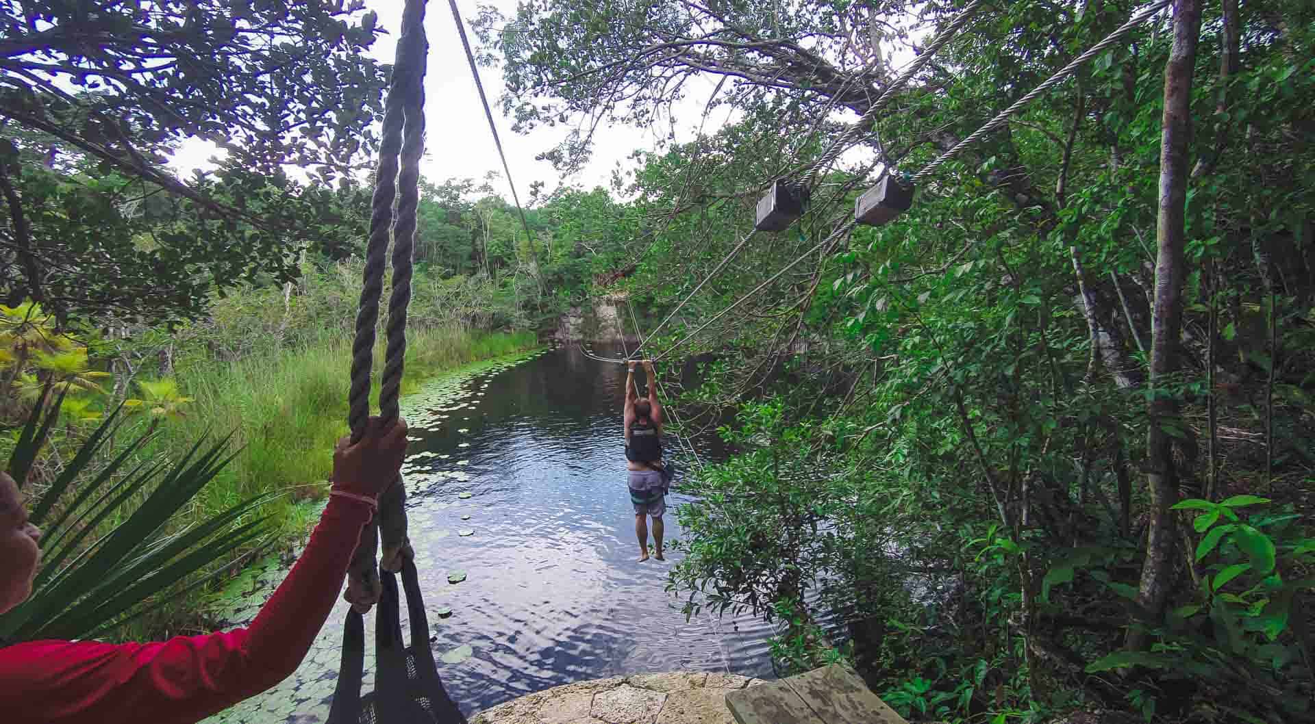 zip lining in cancun day trips