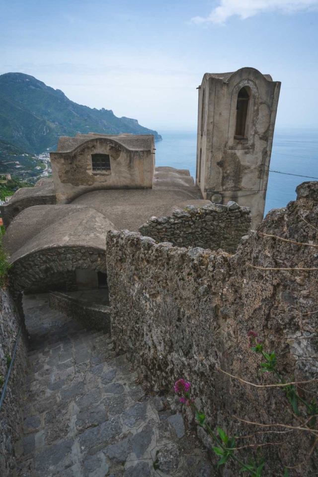 Villa Rufolo in Revello Ruins castle Amalfi Coast