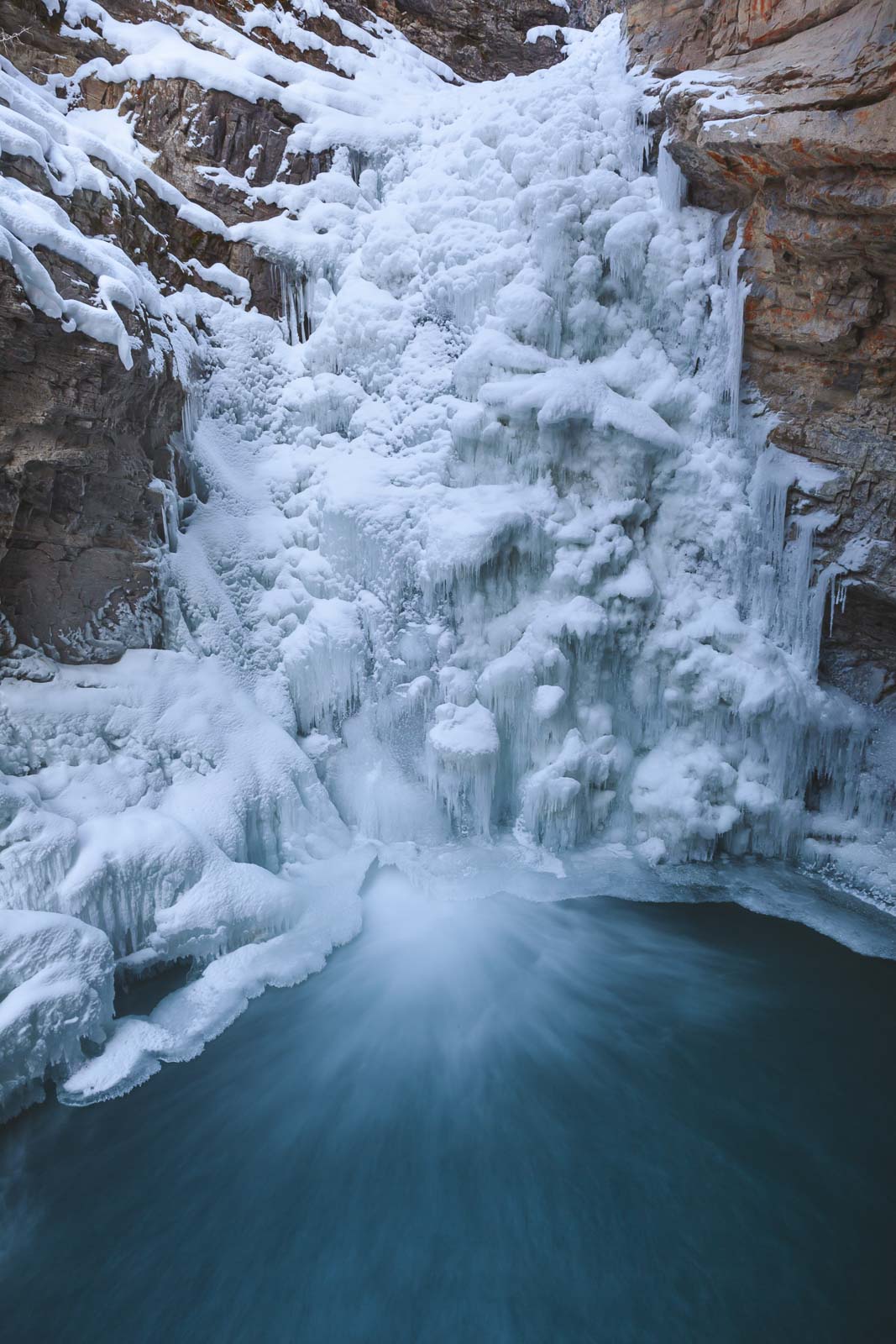 Things to do in Winter in Canada Canyoning Alberta