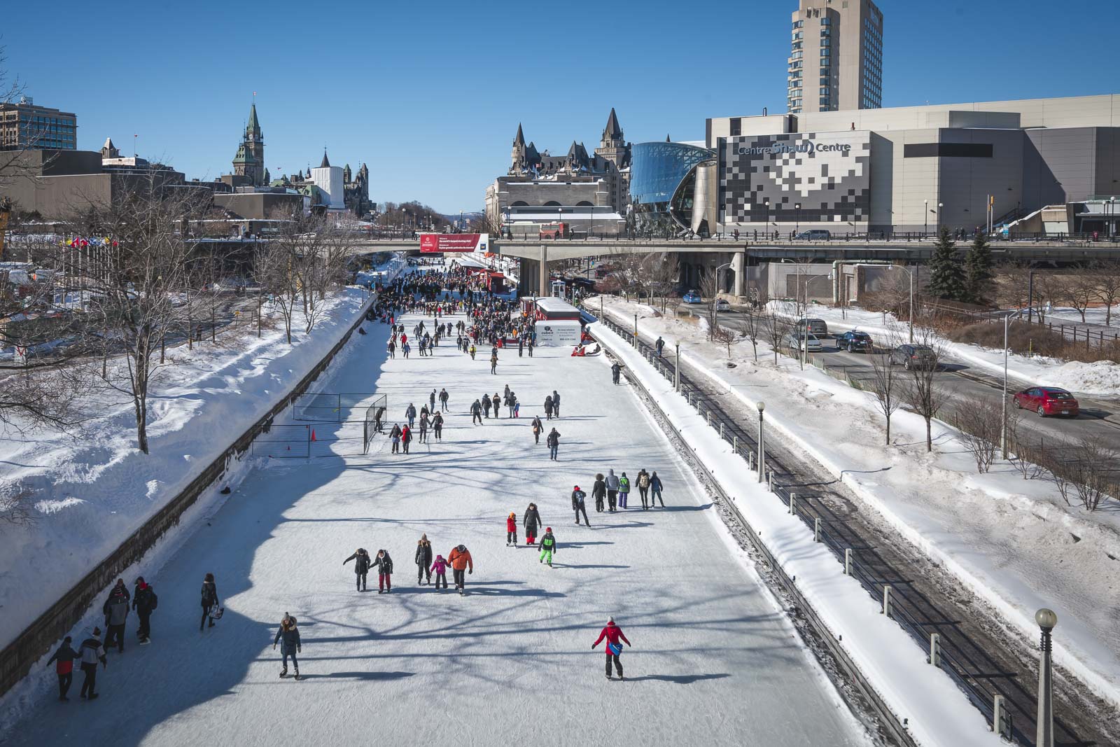 Things to do winter in Canada Skate on the Rideau Canal Ottawa