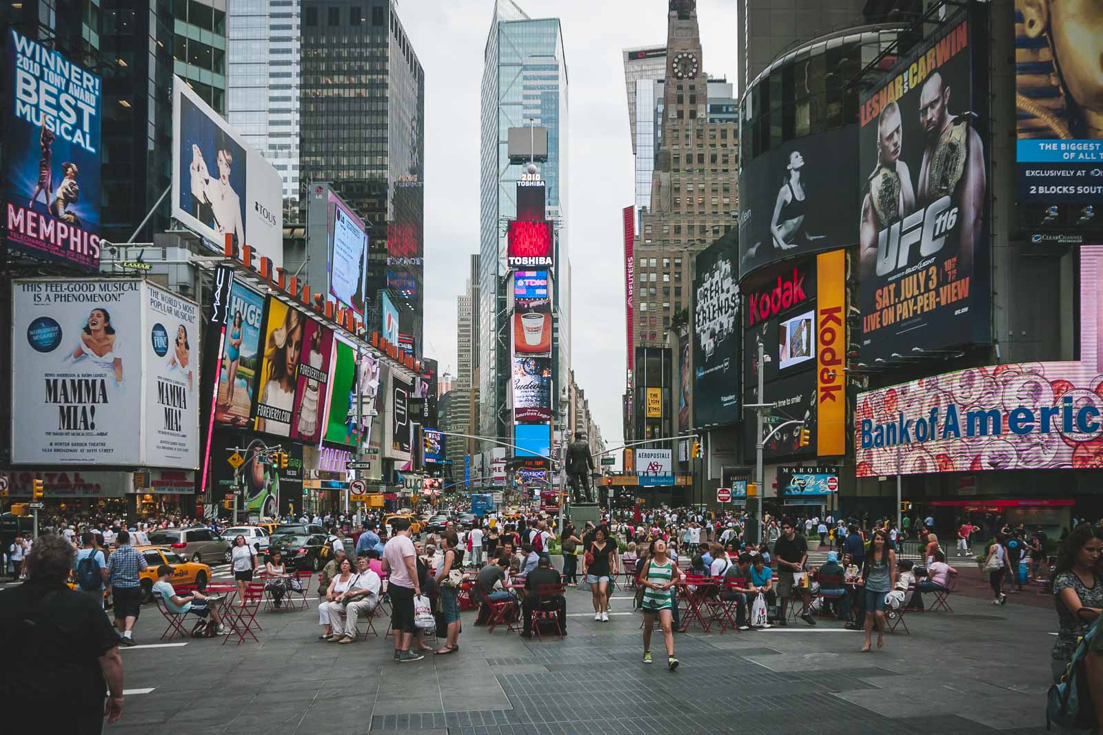 People Watching in Times Square NYC