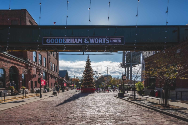 Distillery District of Toronto Entrance