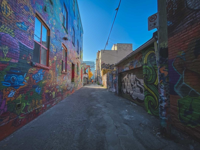 Graffiti Alley in Toronto