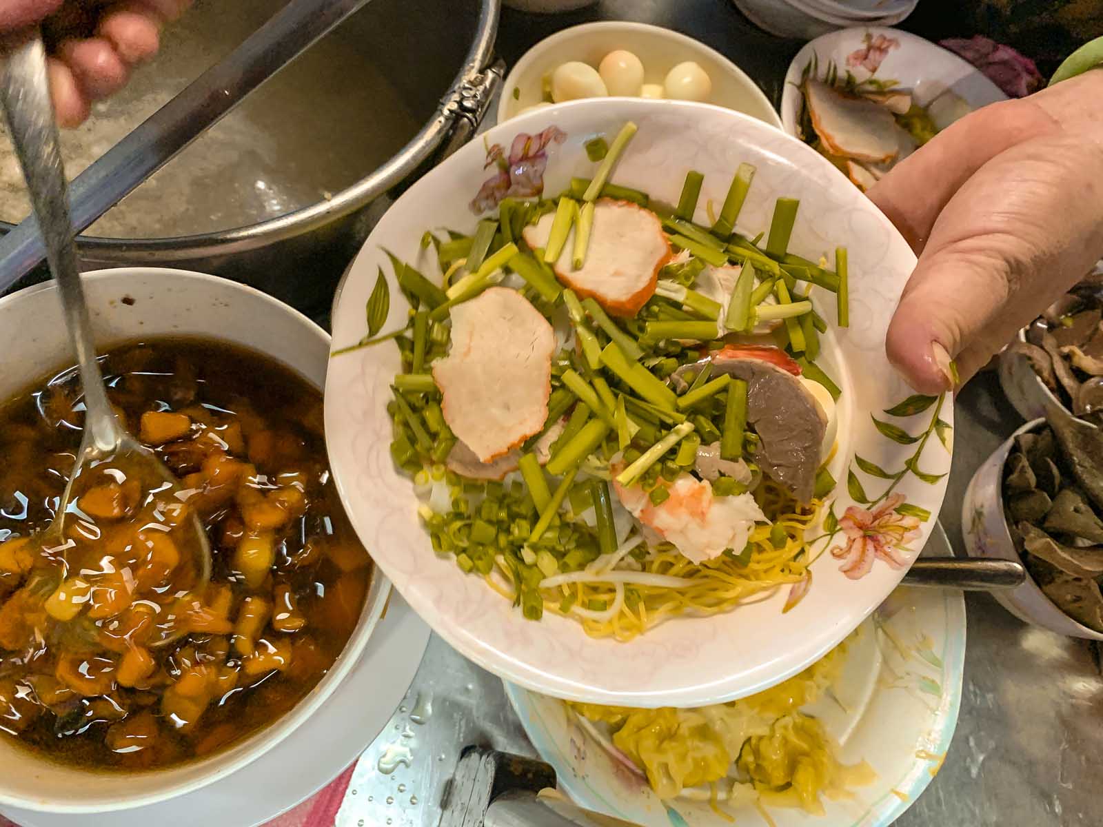 Vietnamese Food Hu Tieu Noodle Soup