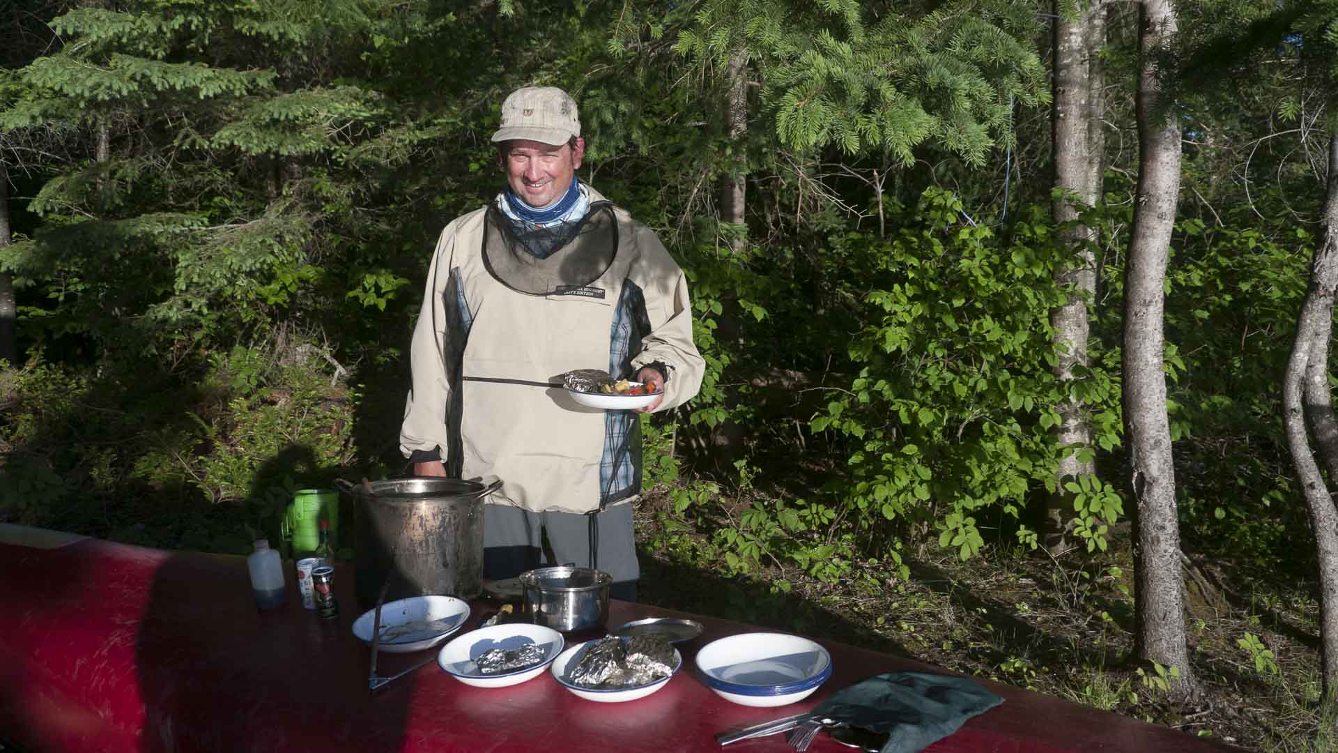 Camping on Georgian Bay, Ontario