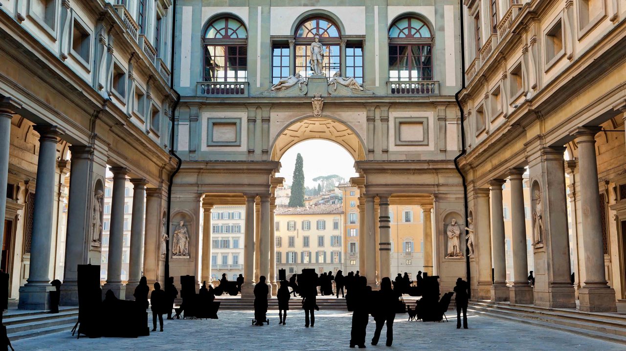 The beautiful Piazza della Signoria