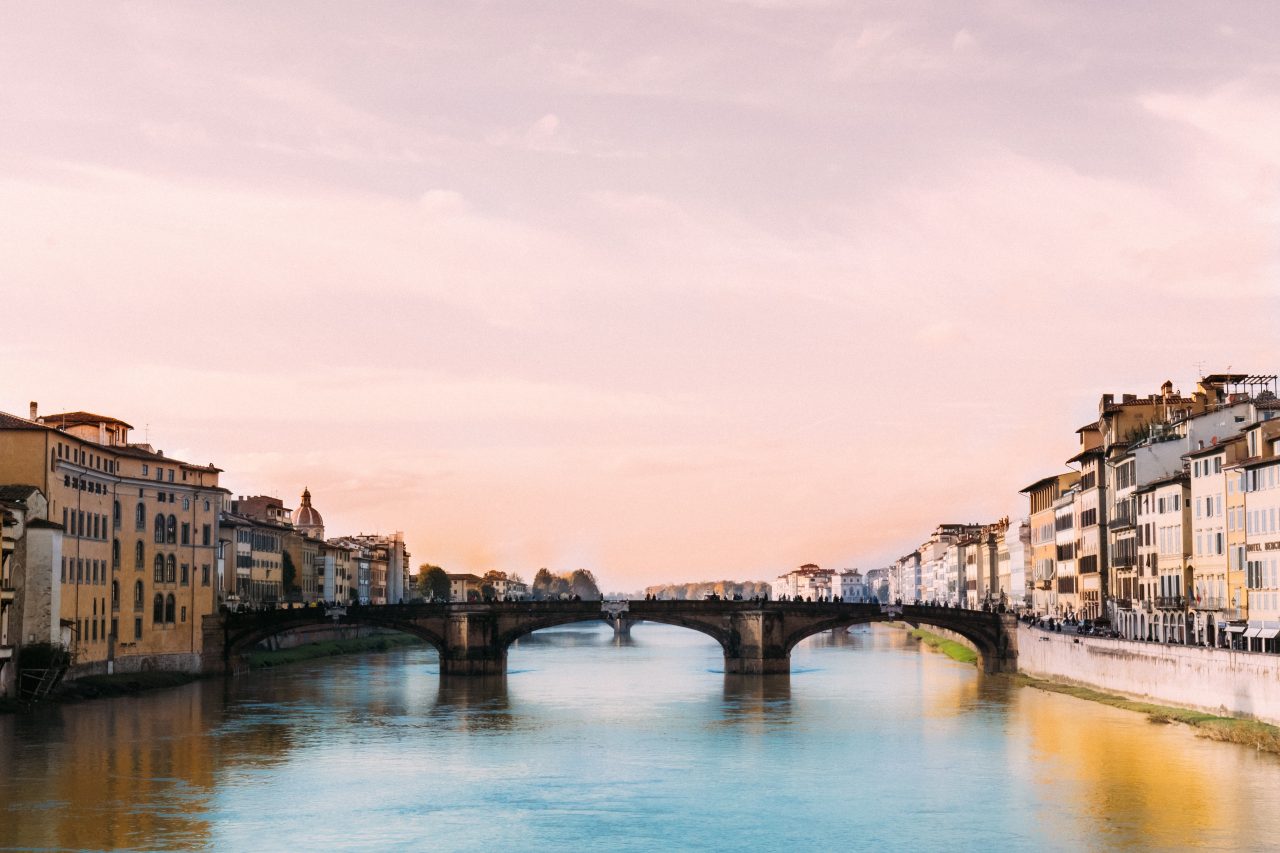 The bridges of Florence make a perfect backdrop for your stay.