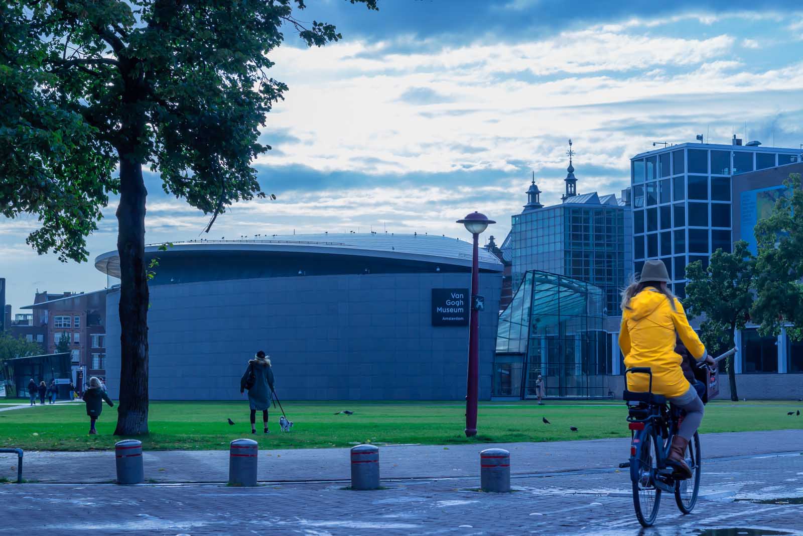 Van Gogh Museum in the Museum Quarter of Amsterdam