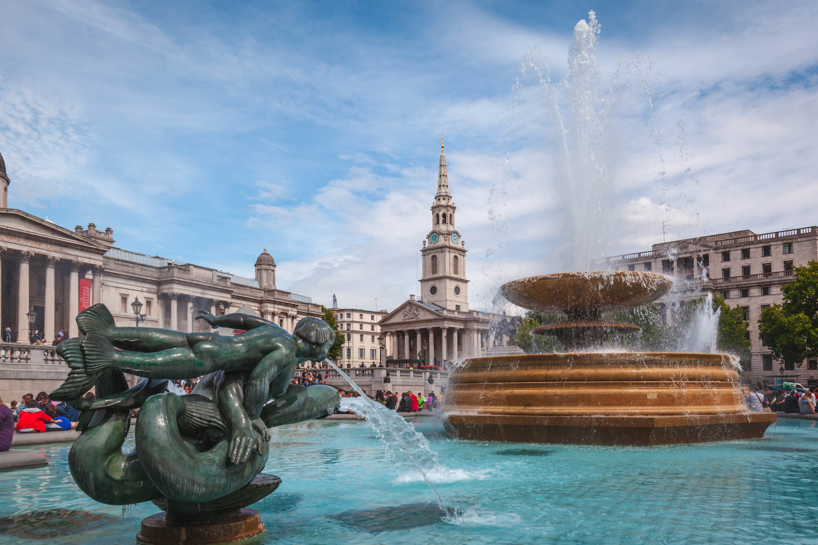 Trafalgar Square in then Soho Neighbourhood of London