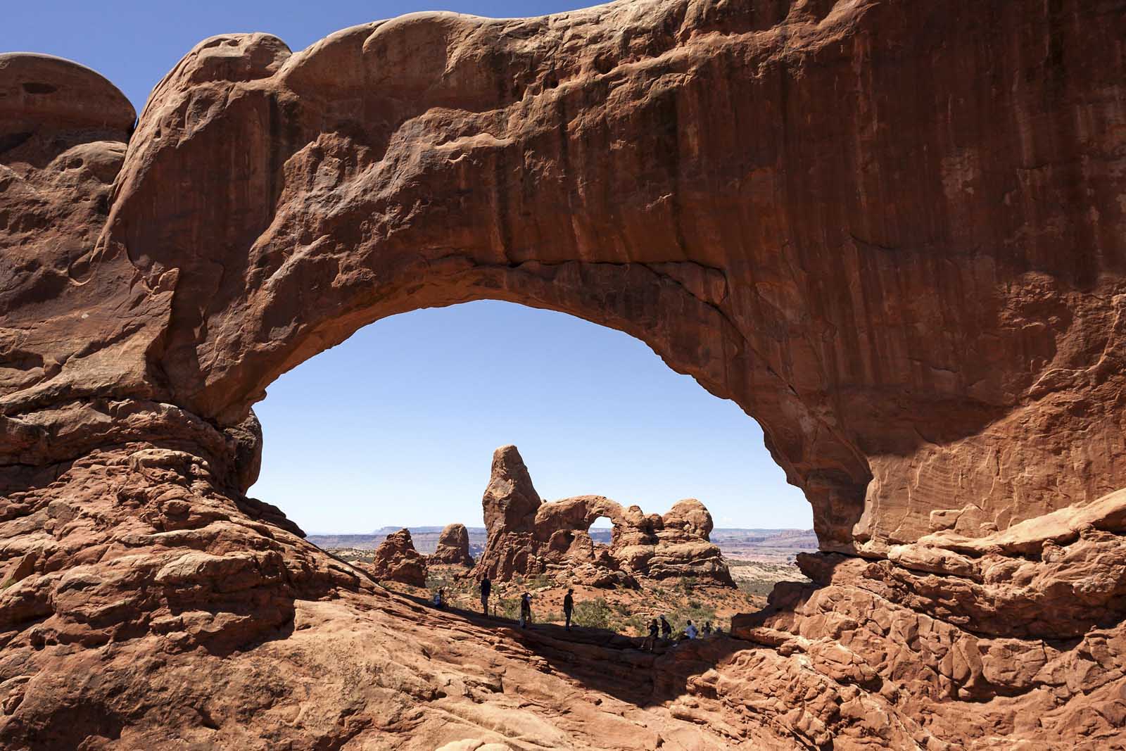 Windows Arch Trail in Arches National Park