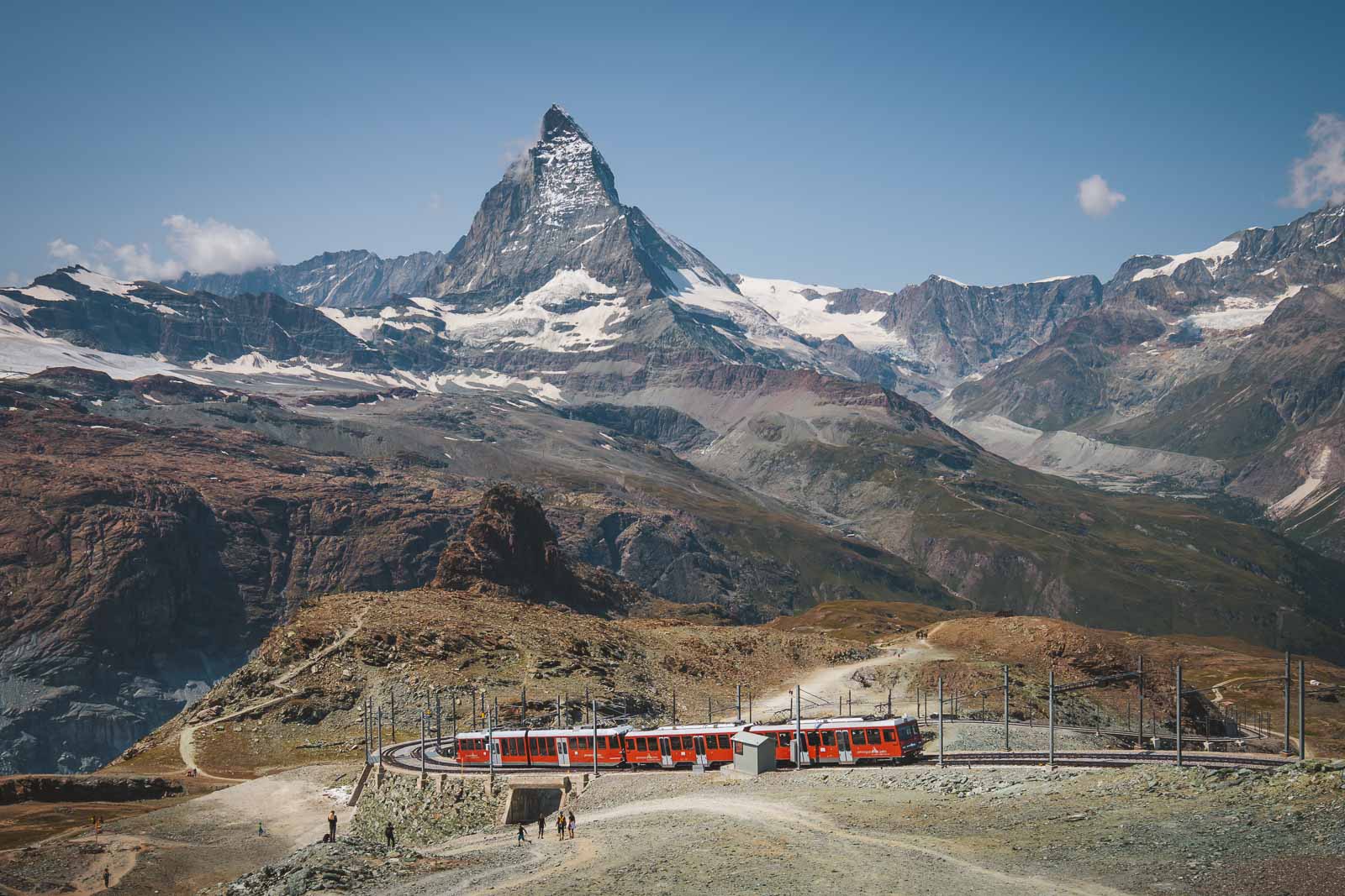 Cogwheel Railway to Gornergrat Zermatt