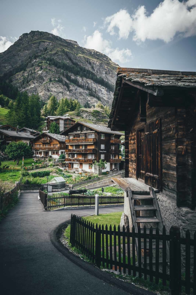 Old Village of Hinterdorf in Zermatt