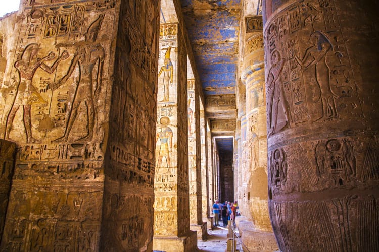 egyptian temples medinet habu