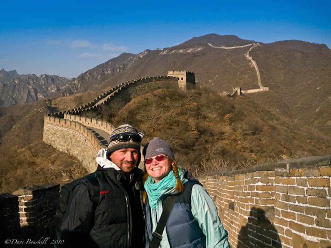 dave and deb great wall of china