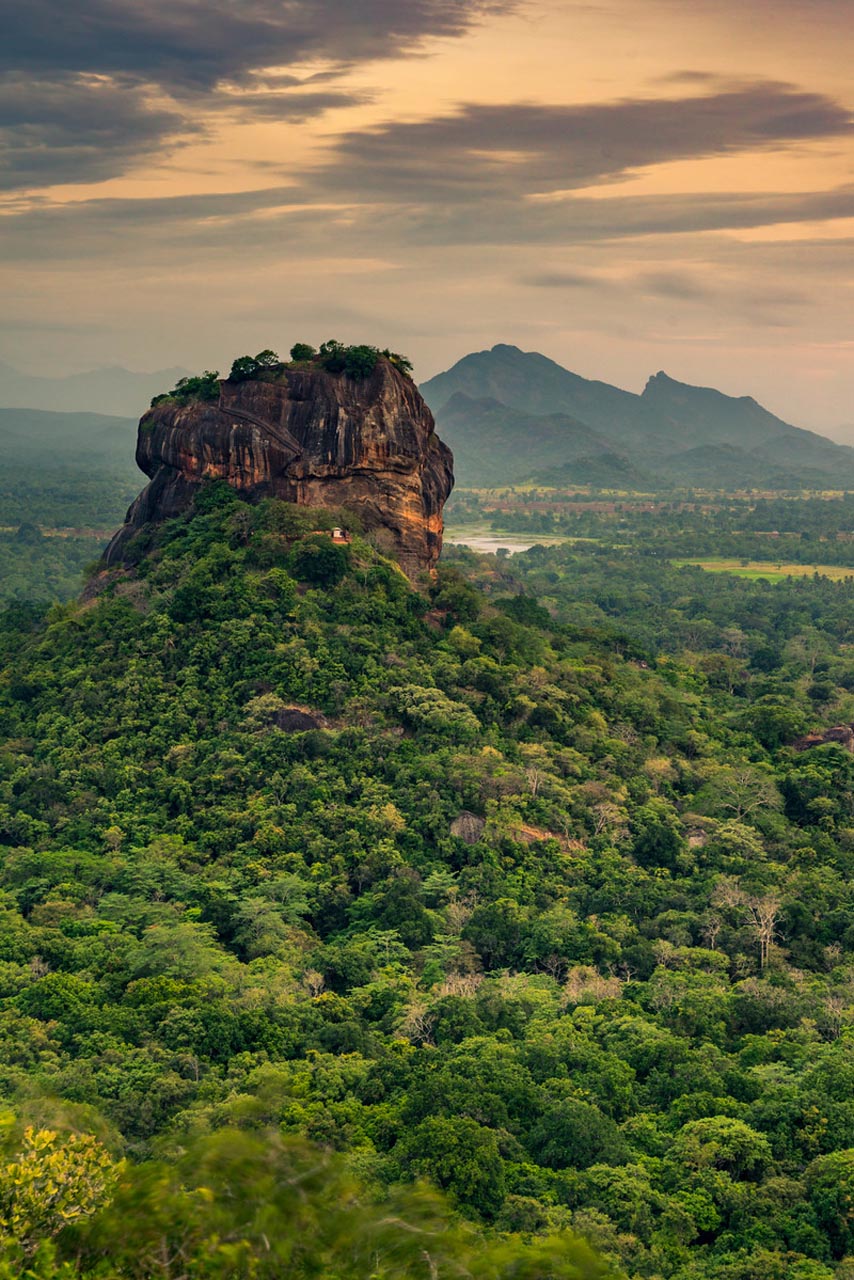 sri lanka sigiriya from pidurangala