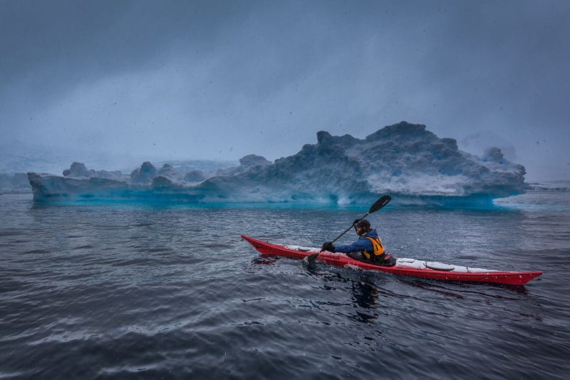 antarctica kayak