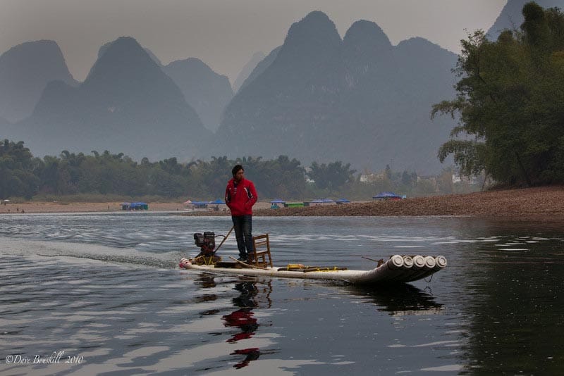 bamboo rafting li river