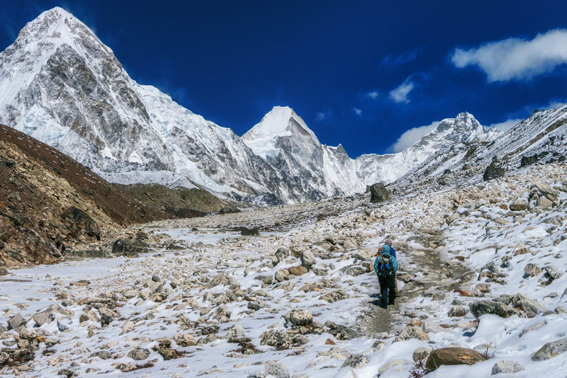 base camp trek photos field