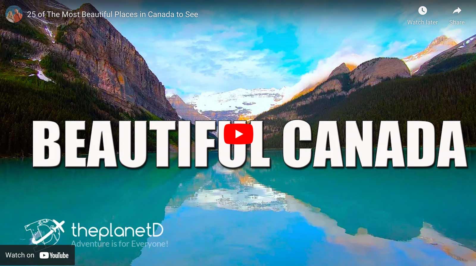 fun facts about Canada beautiful places video