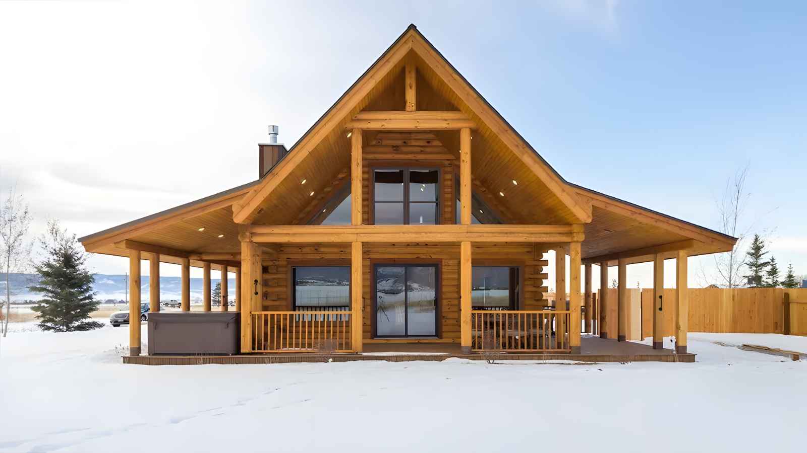 best cabin rentals near Yellowstone Timber Frame Grand Teton Views