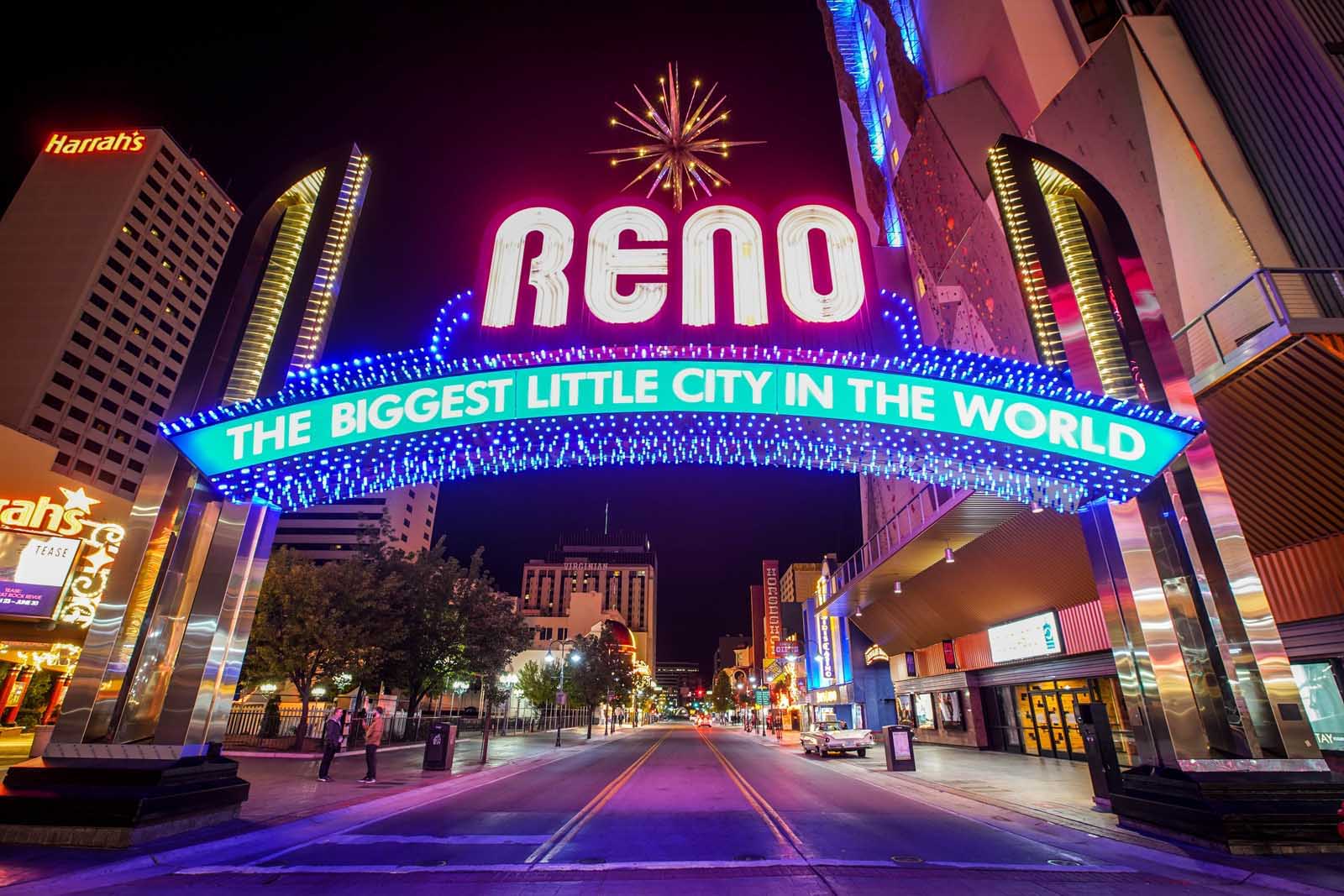 best day trips from san francisco reno sign