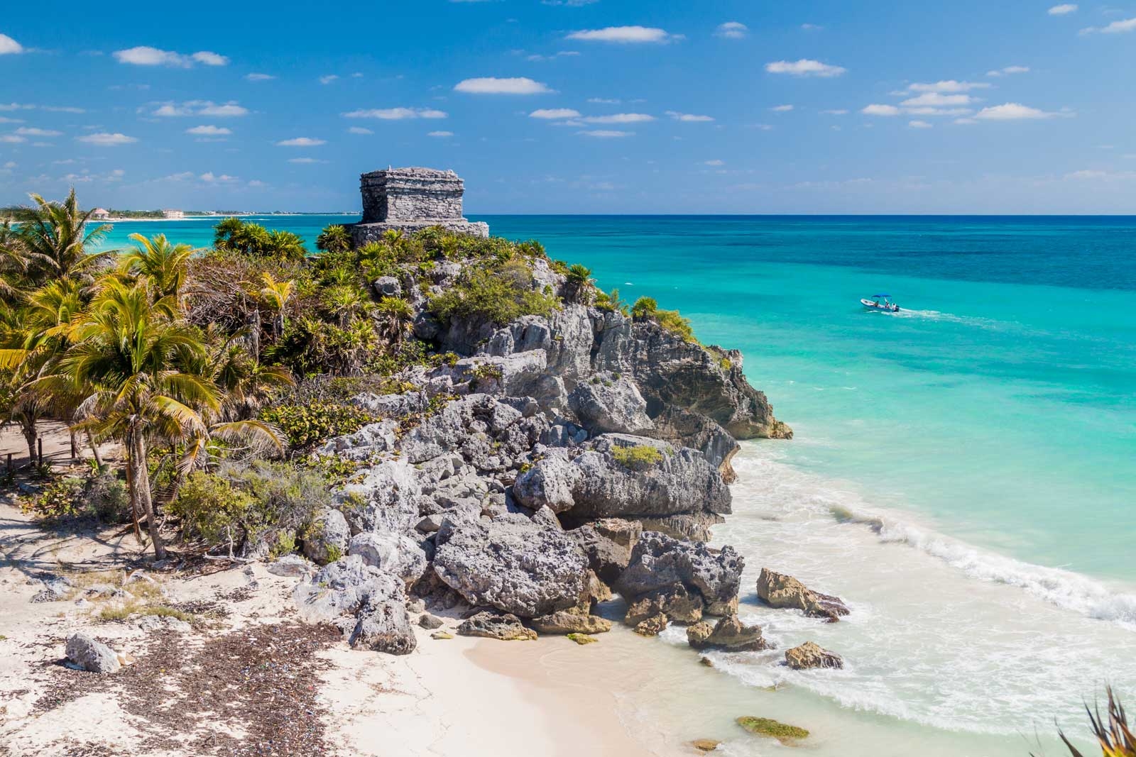 best mayan ruins tulum view from beach