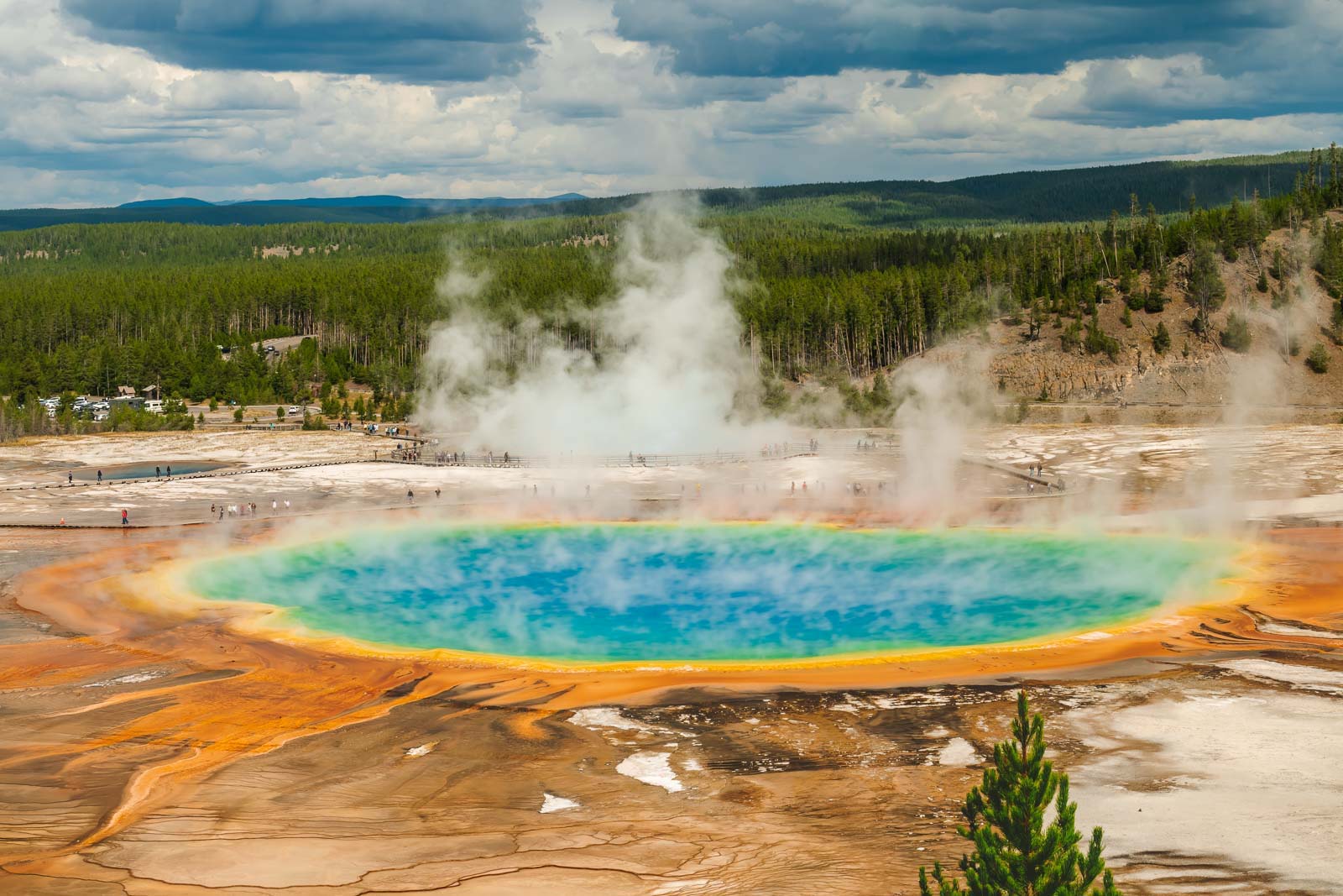 best national parks in the usa yellowstone grand prismatic spring