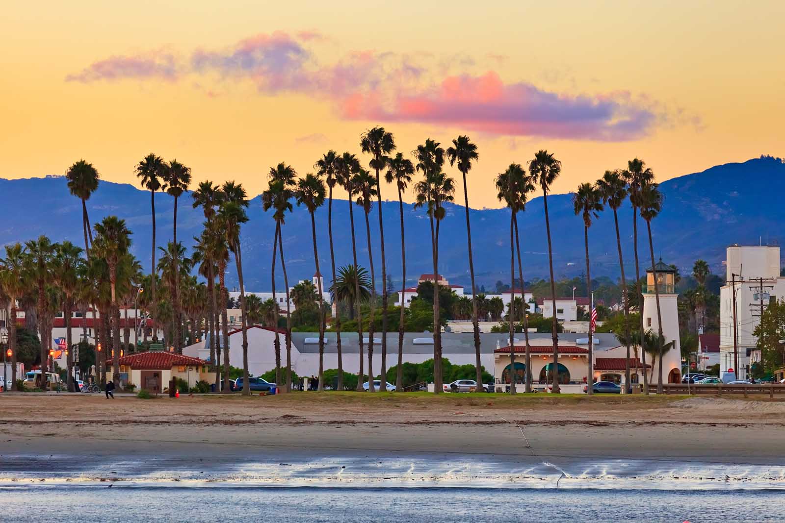 Santa Barbara from the pier