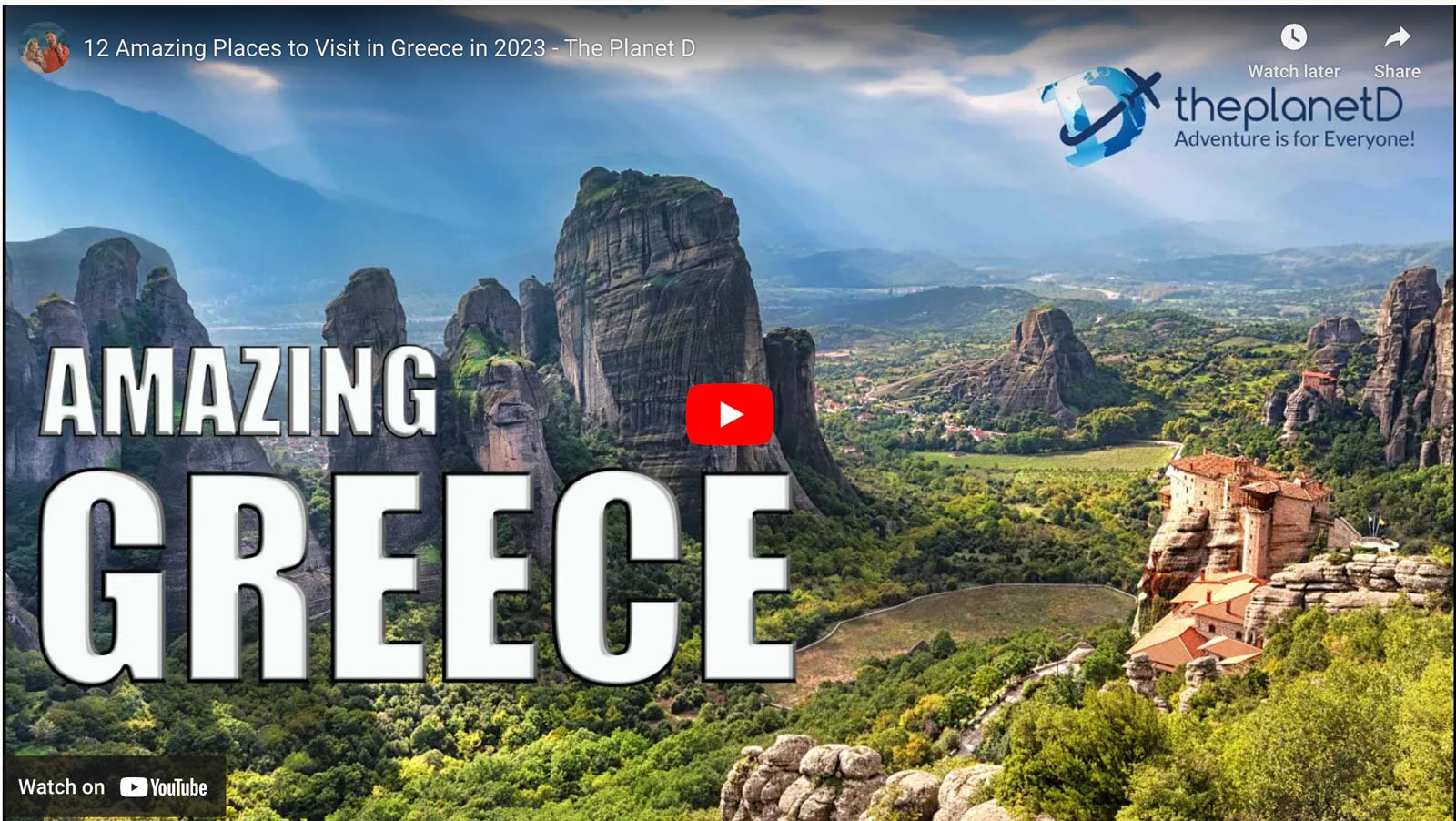 best places to visit in greece video