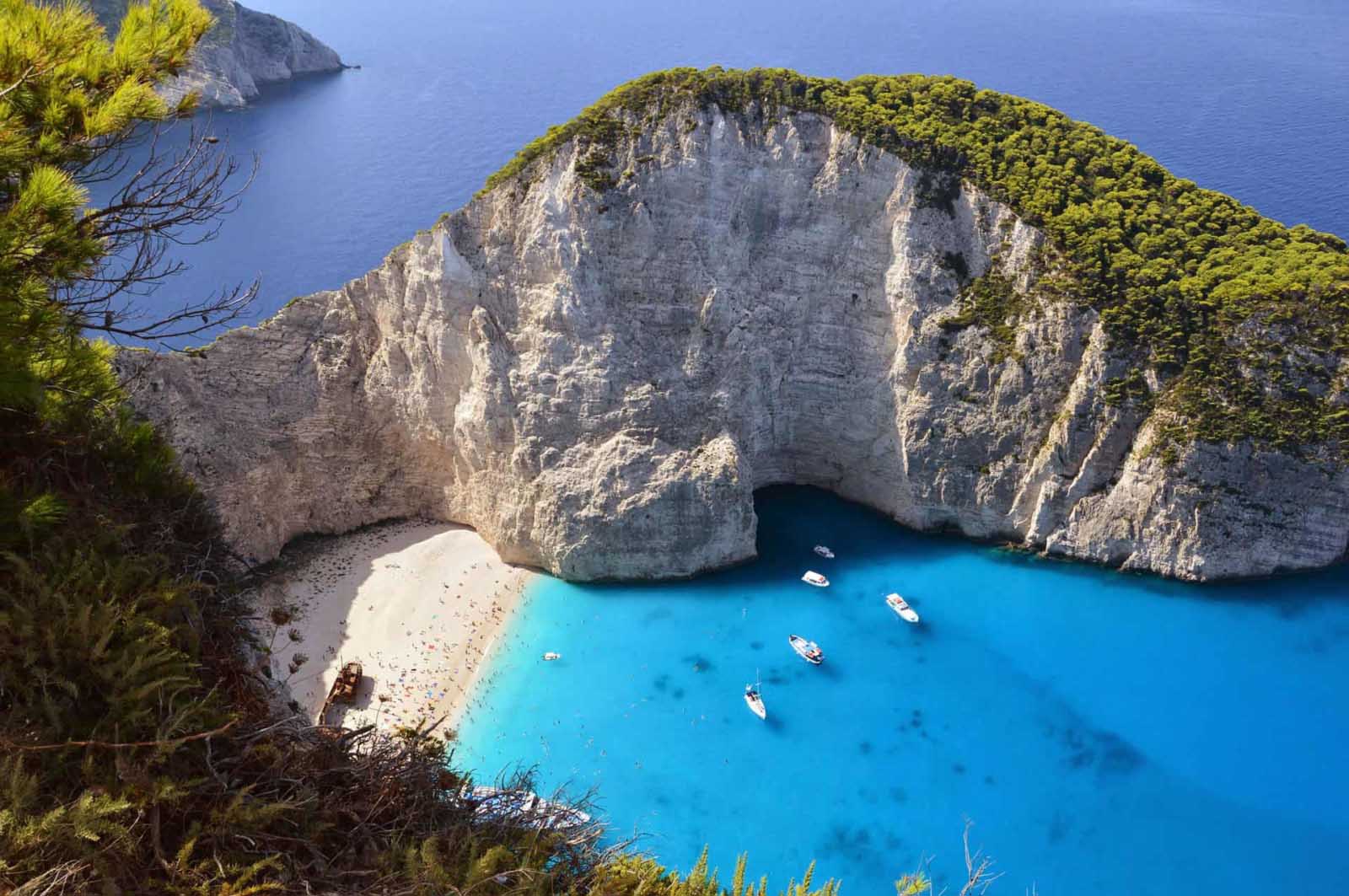 best places to visit in greece Navagio Beach Zakynthos