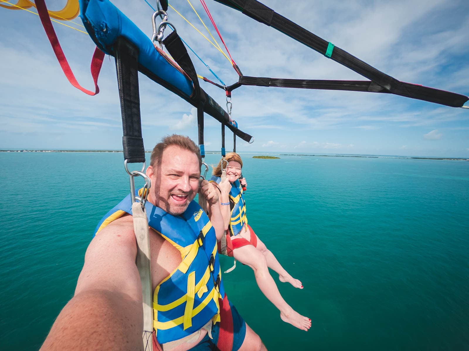 A stunning view over Key West, a beautiful place to visit in November in the USA.