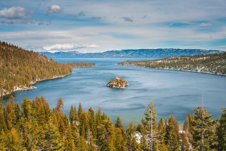 A November view of Emerald Lake in Lake Tahoe, California