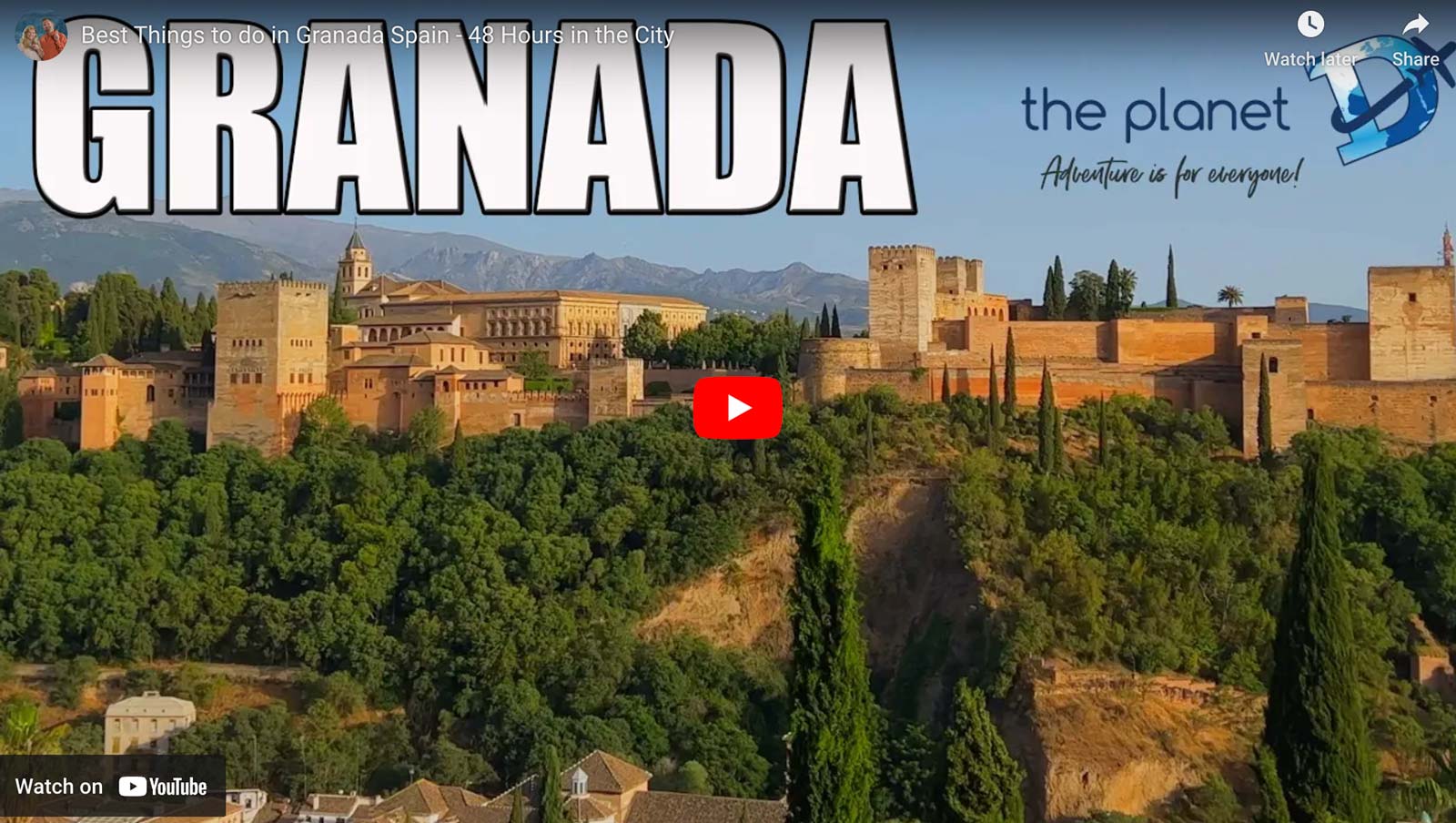 best thing to do in granada spain video