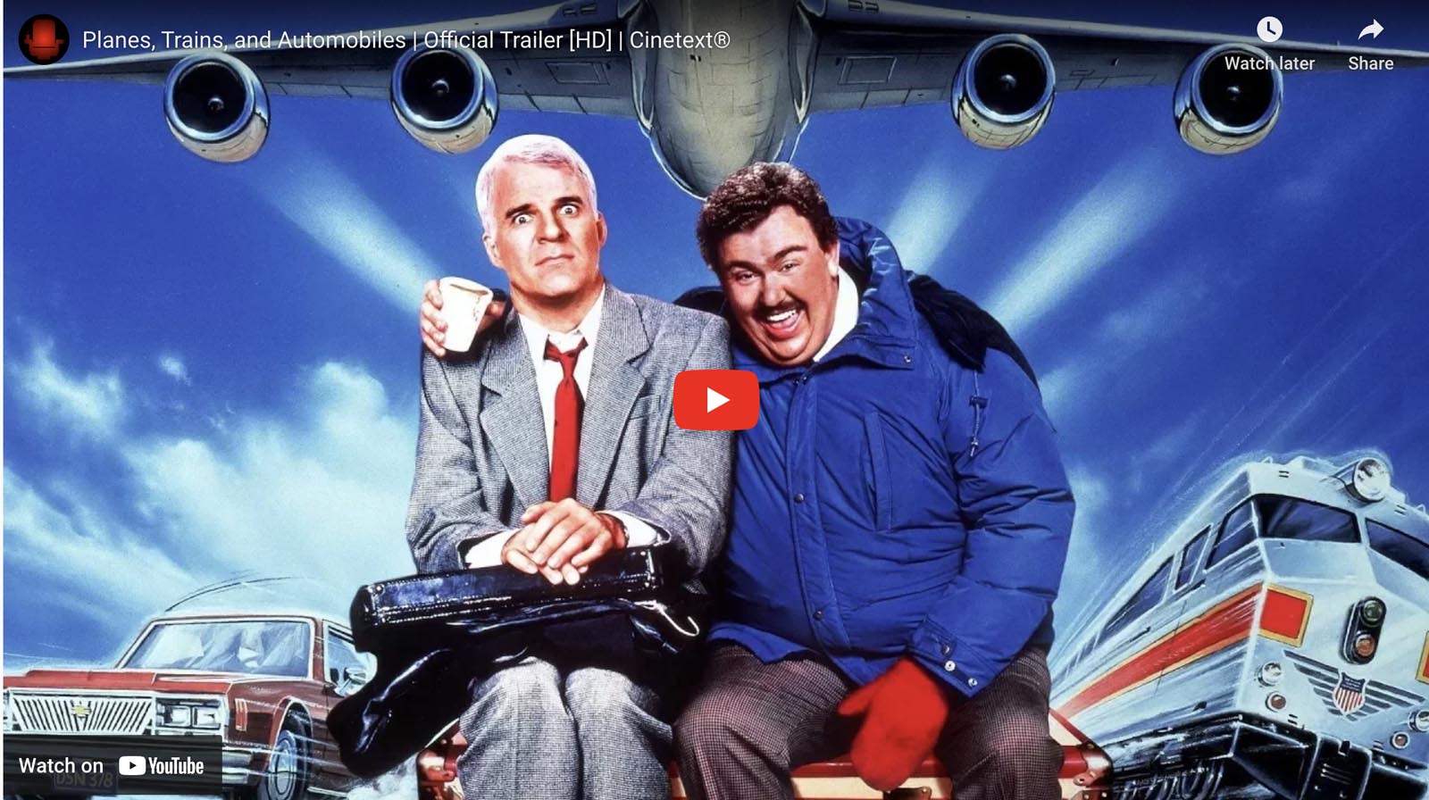 best travel movies planes trains and automobiles
