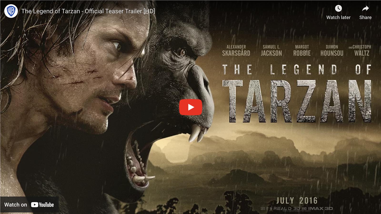 best travel movies legend of tarzan