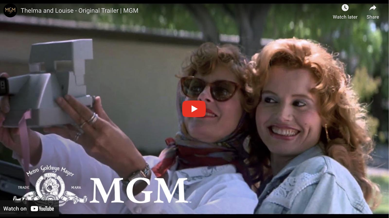 best travel movies thelma and louise