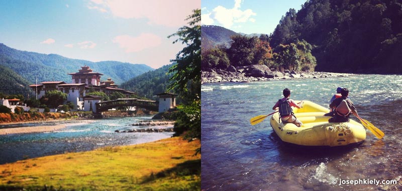 bhutan rafting