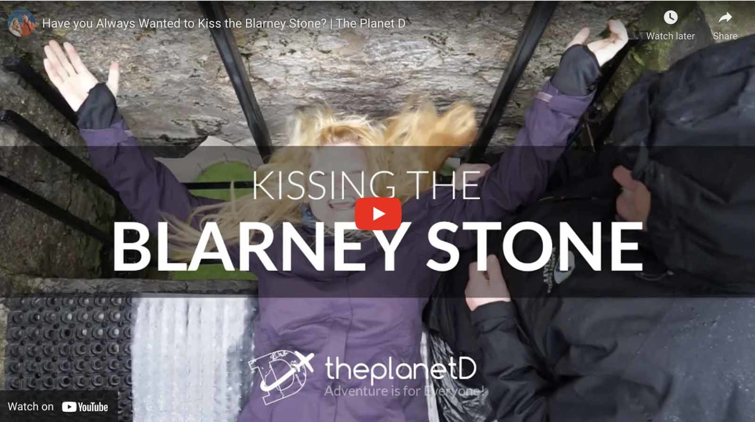 Kissing the Blarney Stone for the Gift of the Gab The D
