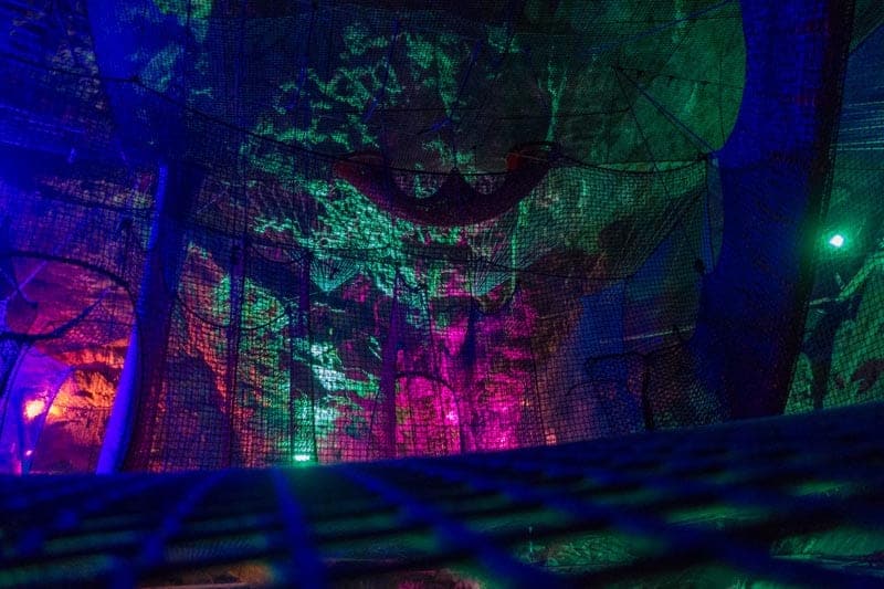 underground trampolines in wales