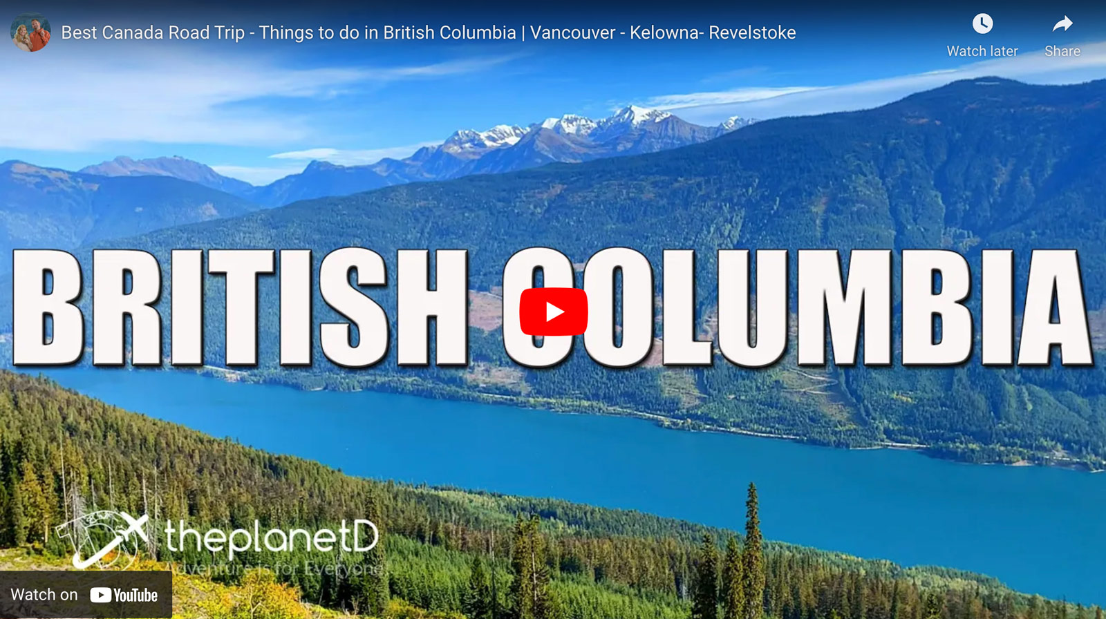 best british columbia road trip from Vancouver to Kelowna and Revelstoke to Kamloops