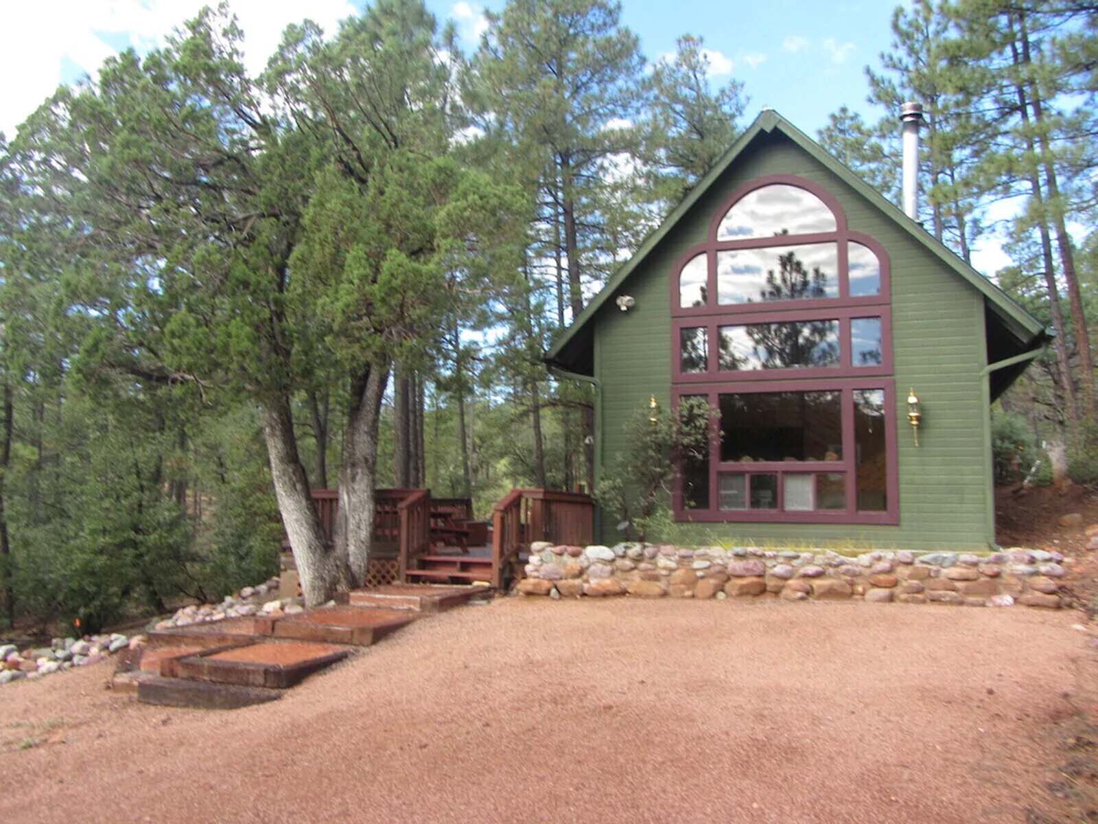 cabins in arizona forest chalet