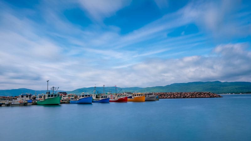 cabot trail fishing boats