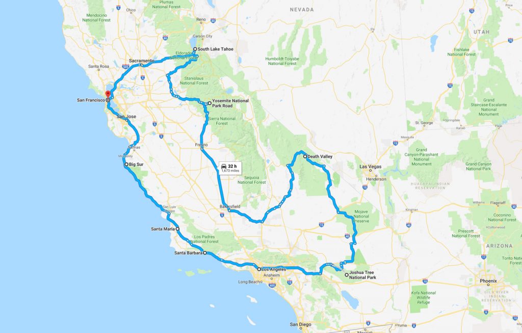 best california road trip