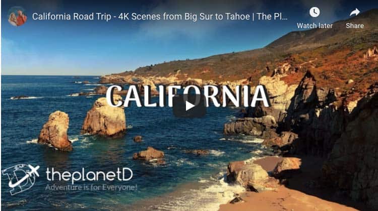 california road trip itinerary