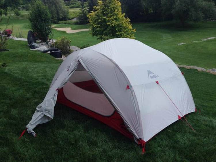 советы по кемпингу | практиковаться в установке палатки
