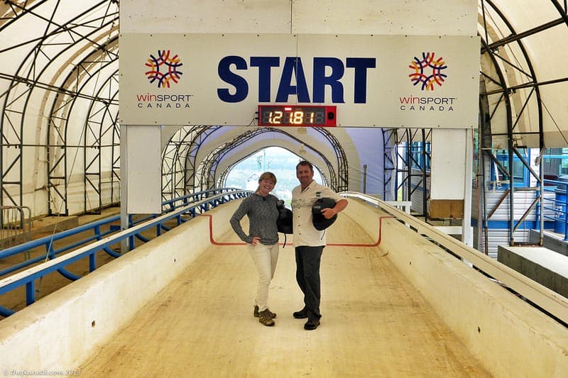 bobsleigh calgary olympic park