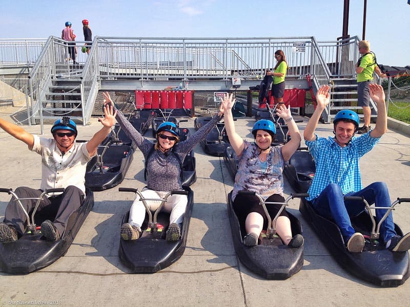 Canada Olympic Park Fun In Calgary Alberta The Planet D   Canada Olympic Park Luge Fun 