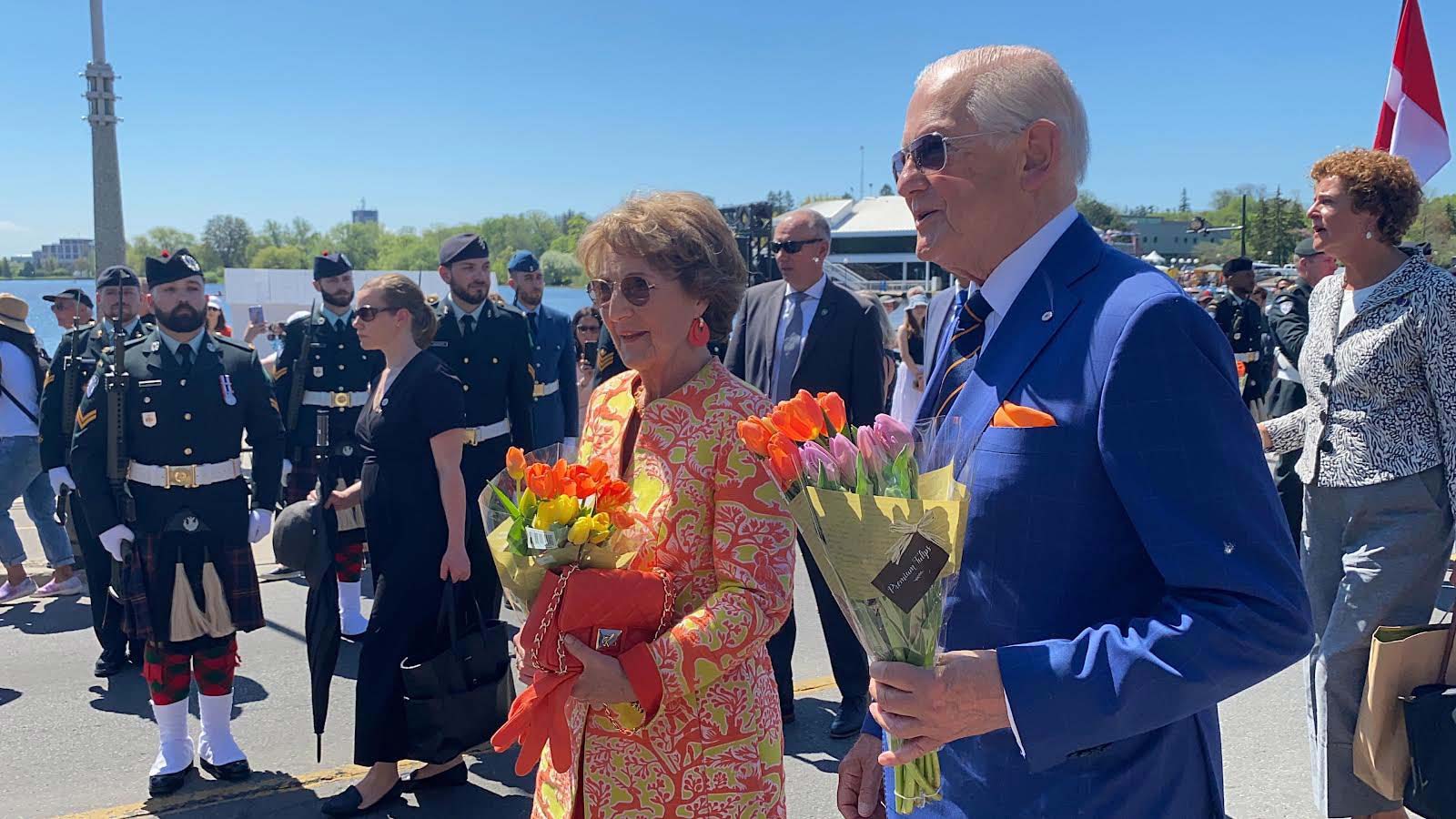 princess margriet at Canadian tulip festival in ottawa 2022