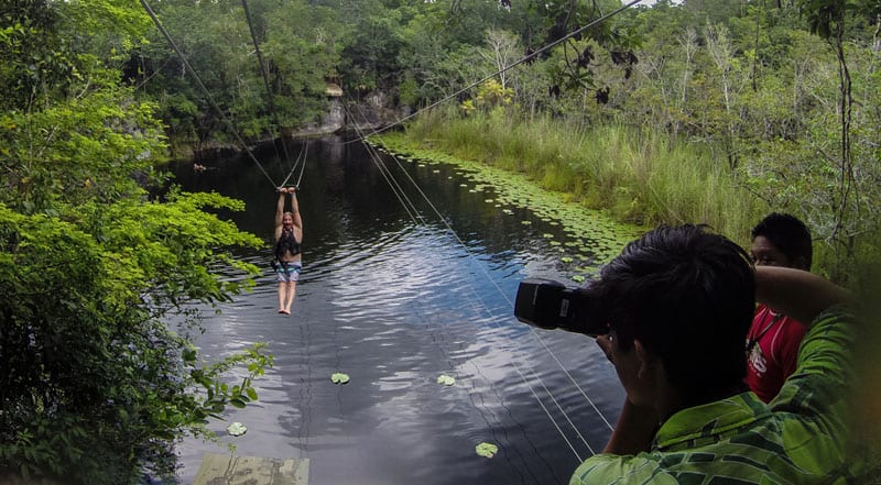 zipline cancun výlety