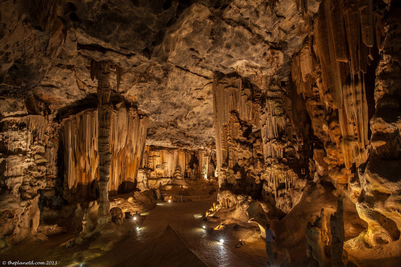 cango caves south africa lights